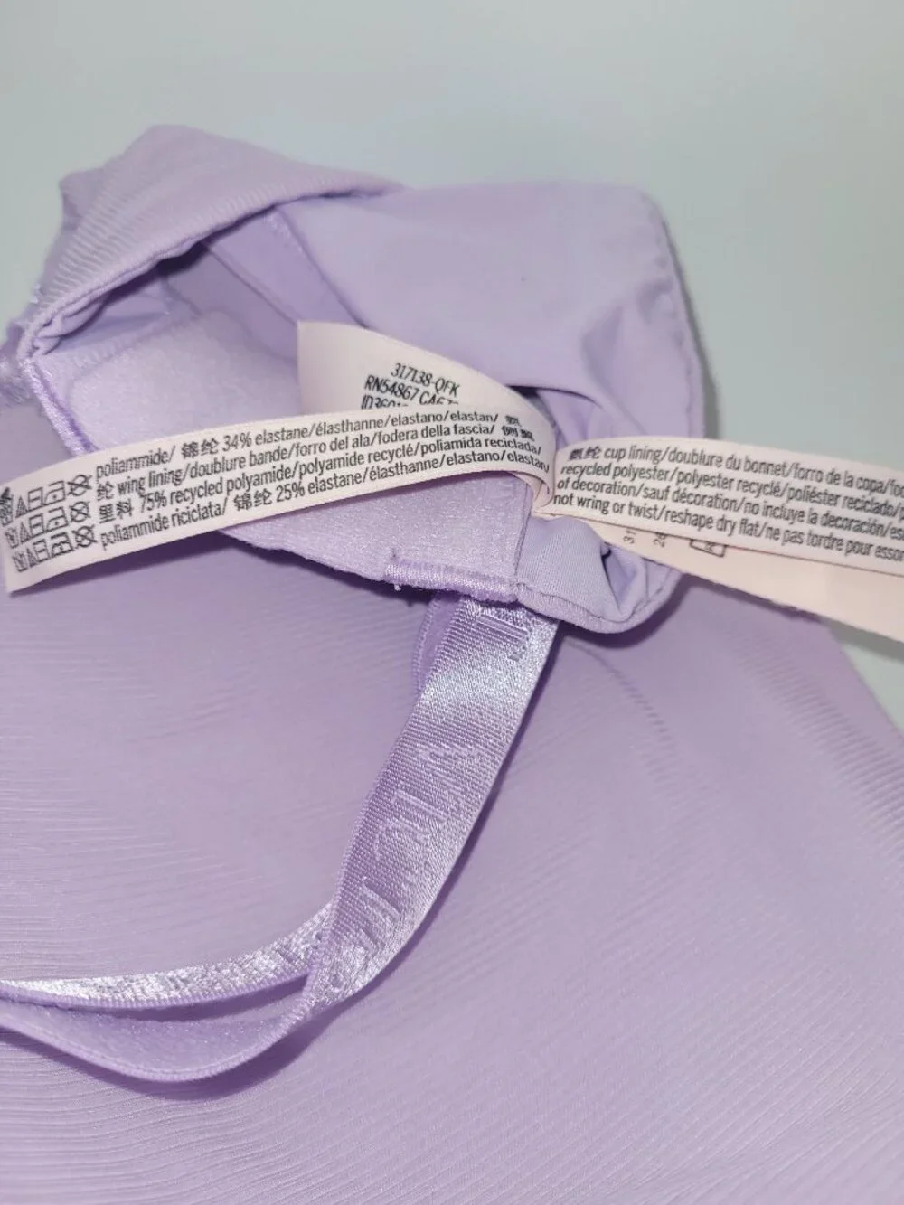 VICTORIA’S SECRET Size 34DDD T-Shirt Lightly Lined Wireless No Wire Bra 34DDD